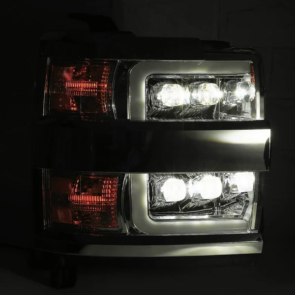 AlphaRex MKII Nova-Series LED Projector Headlights - Jet Black, 2015-2019 Silverado LML/L5P - Image 3