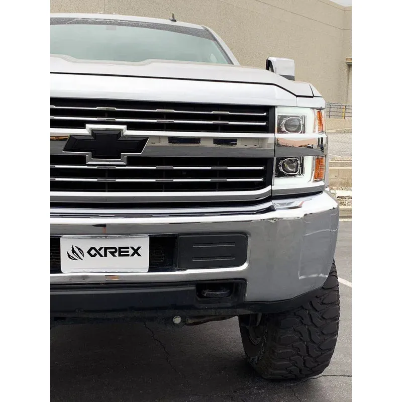 AlphaRex Pro-Series Halogen Projector Headlights - Chrome, 2015-2019 Silverado LML/L5P - Image 5