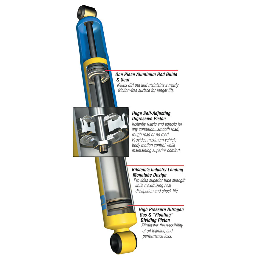 Bilstein B6 4600 Series Rear Shock, 2001-2010 LB7/LLY/LBZ/LMM - Image 2