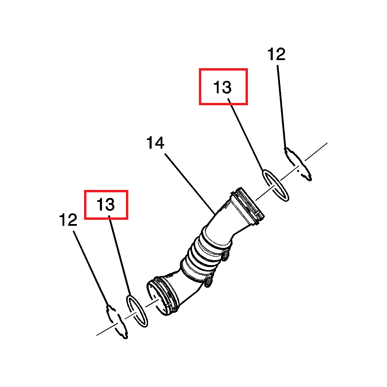 DmaxStore Cold Side Boost Tube O-Ring, 2006-2010 LBZ/LMM - Image 2