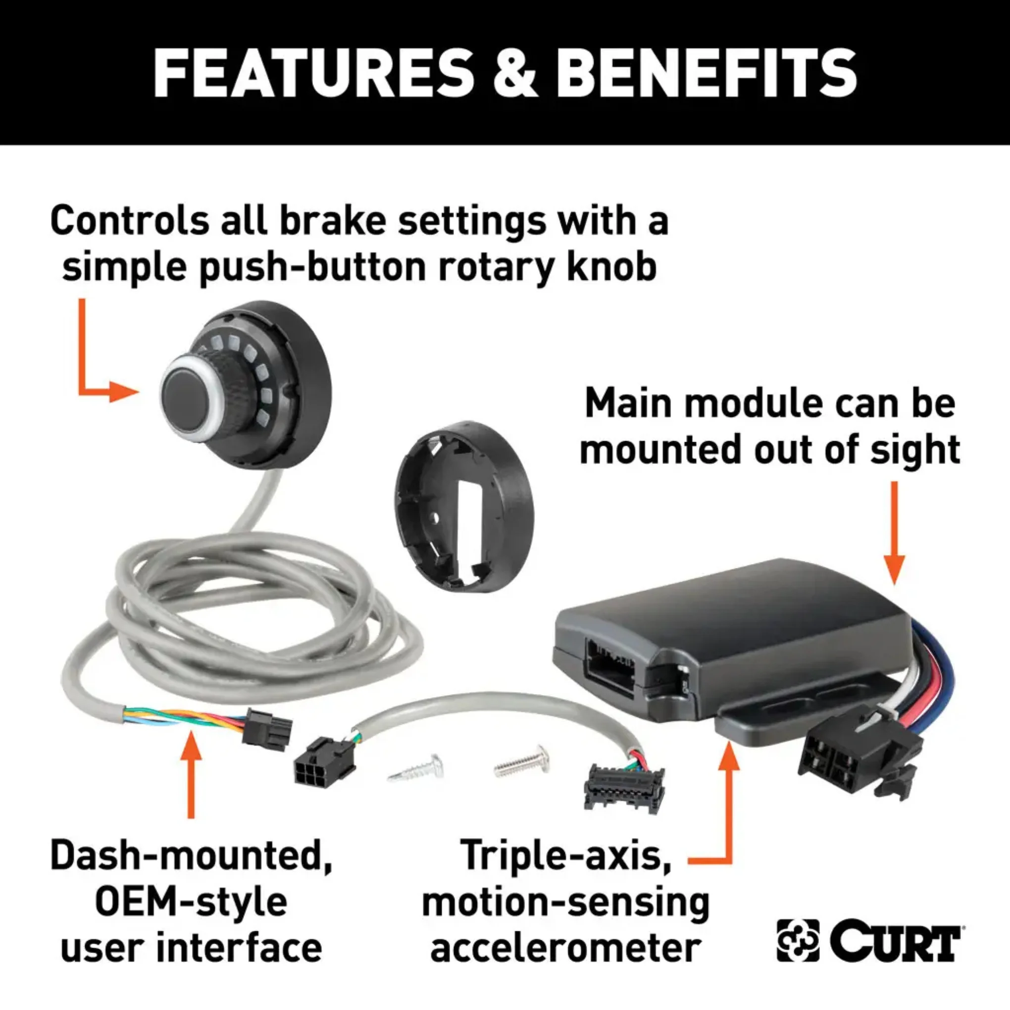 Curt Spectrum Integrated Proportional Trailer Brake Controller - Image 2