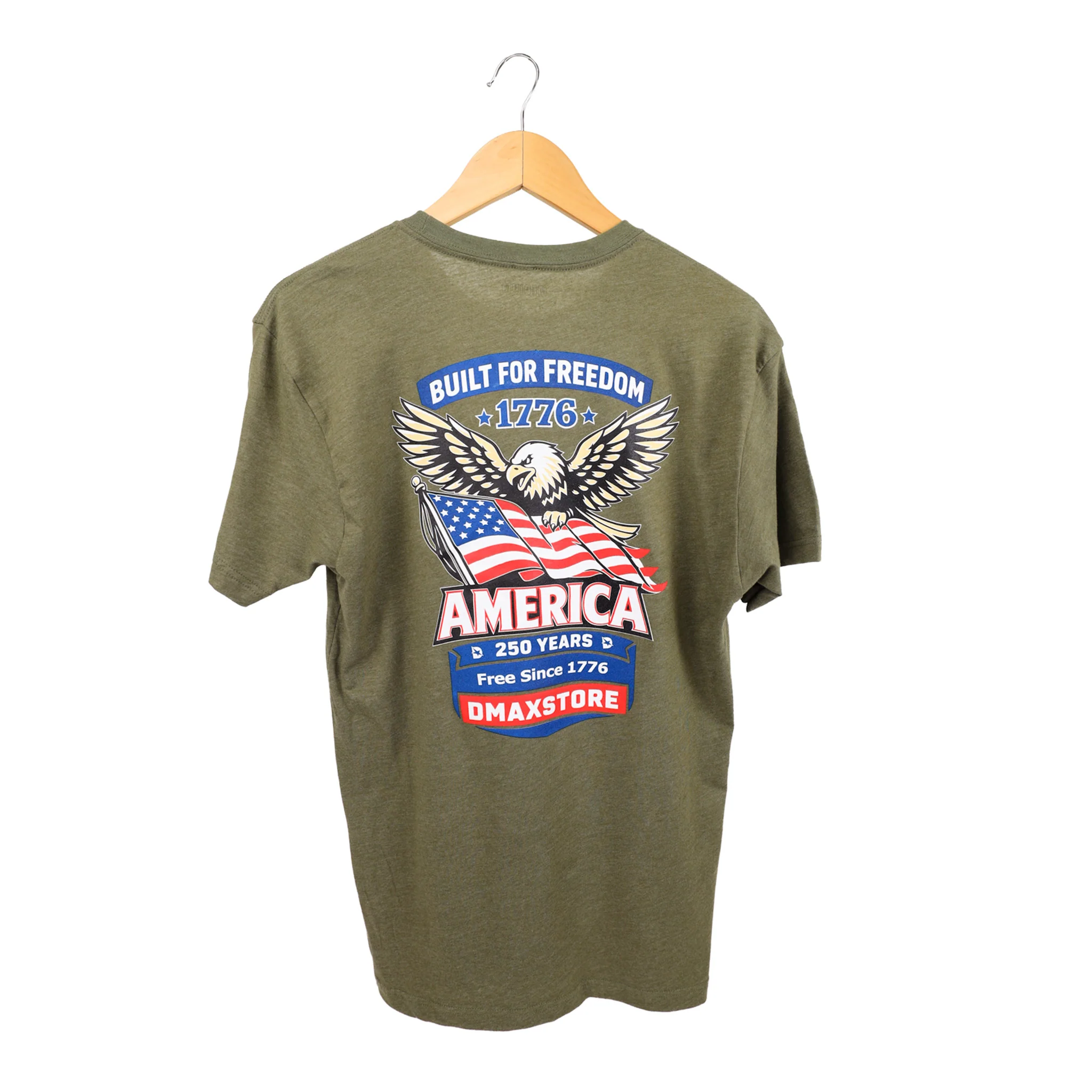 DMAX Freedom 250th Anniversary Olive Tee - Image 4