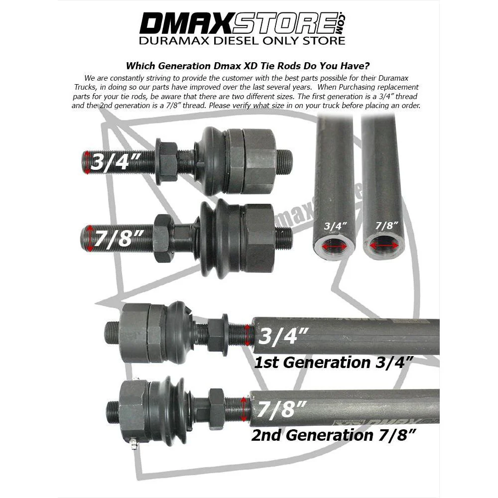 DMAX XD Outer Tie Rod, 2011-2026 LML/L5P - Image 4