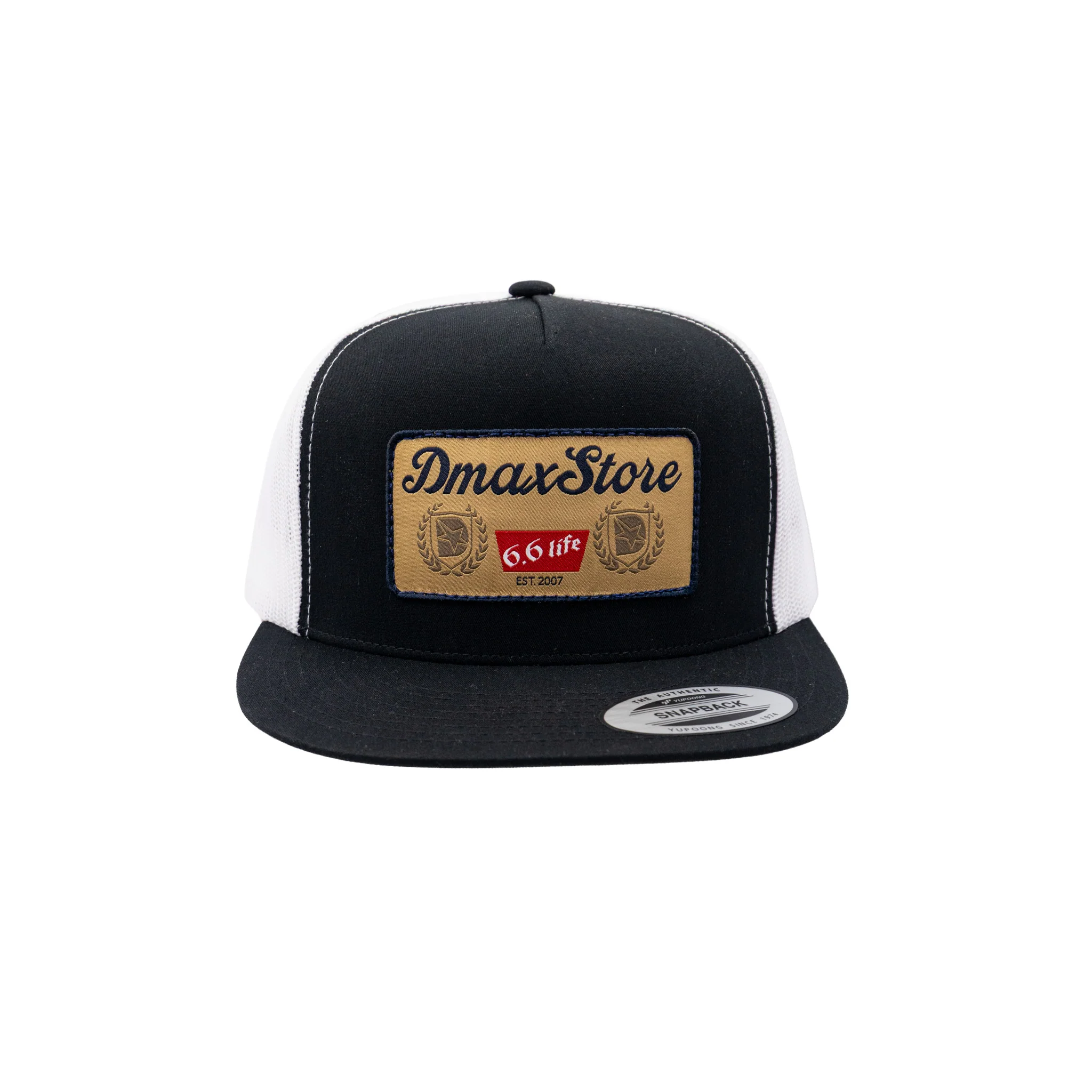 DmaxStore Banquet Black/White Snapback Hat