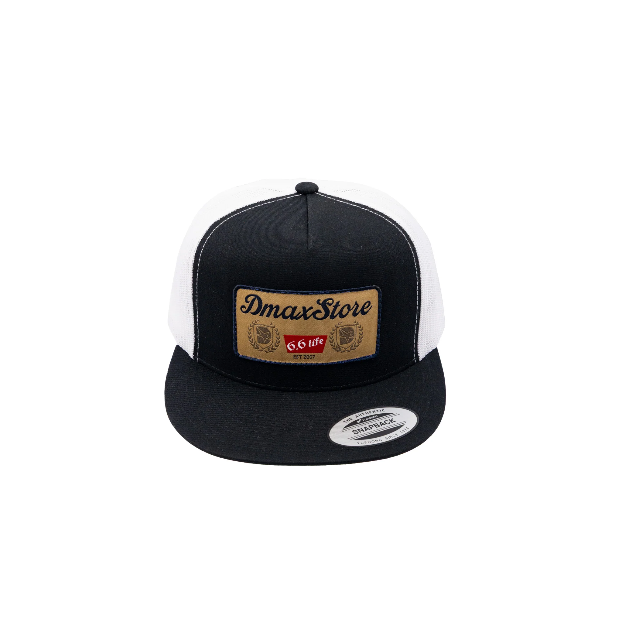 DmaxStore Banquet Black/White Snapback Hat - Image 3