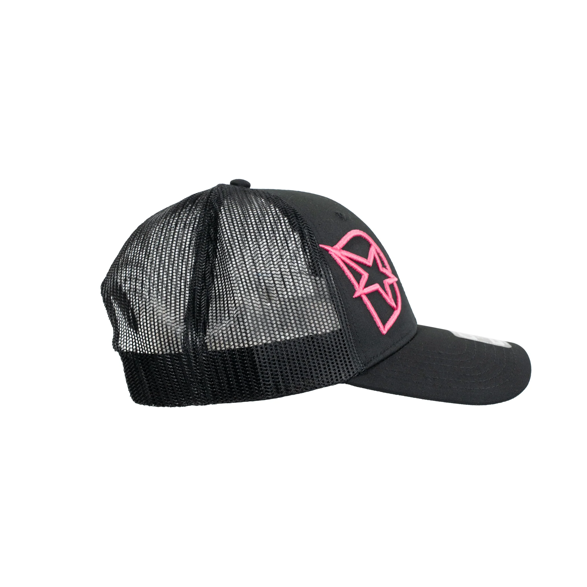 DmaxStore D-Star Snapback Hat (Pink/Black) - Image 3