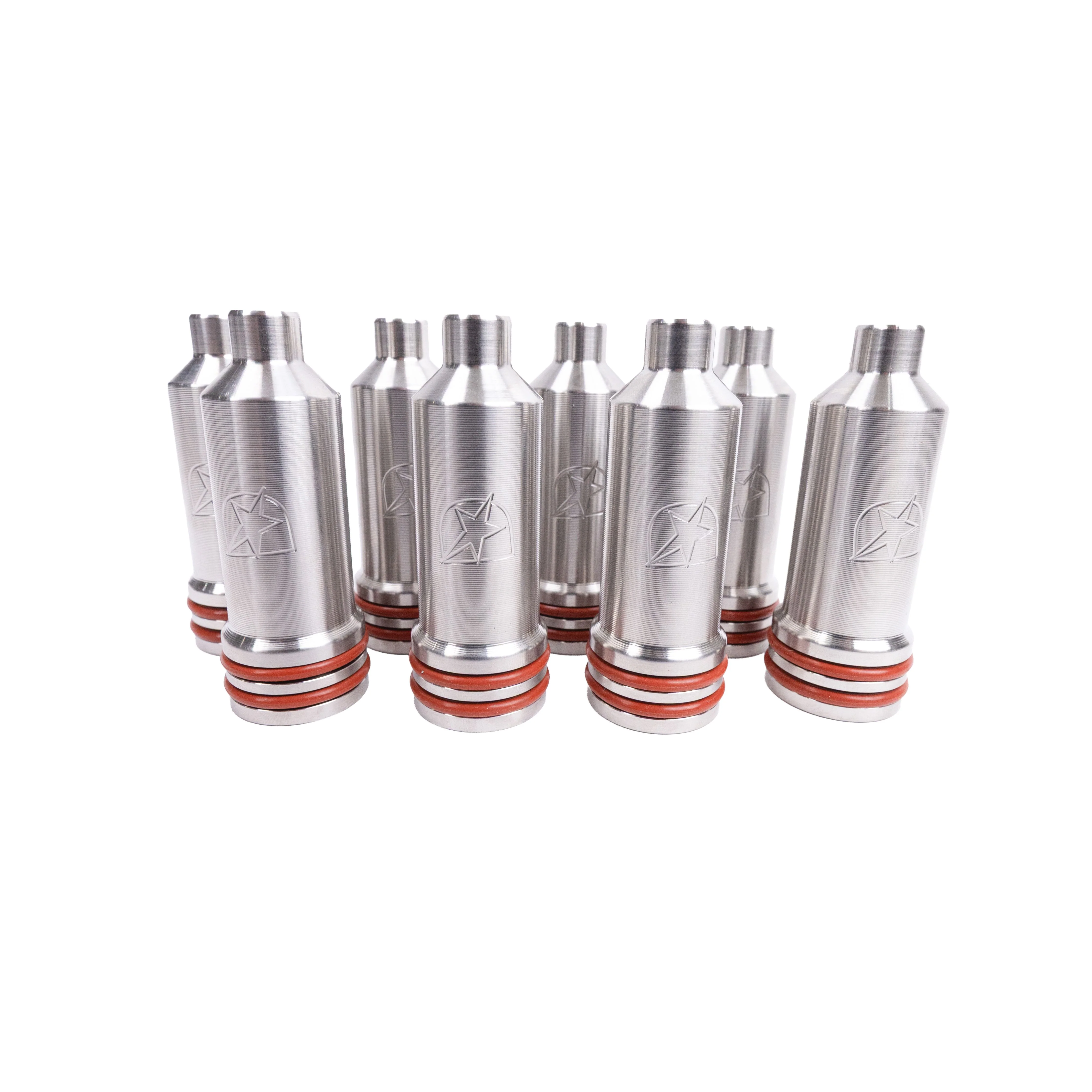 DmaxStore Stainless Steel Injector Cup Set, 2001-2004 LB7 - Image 2