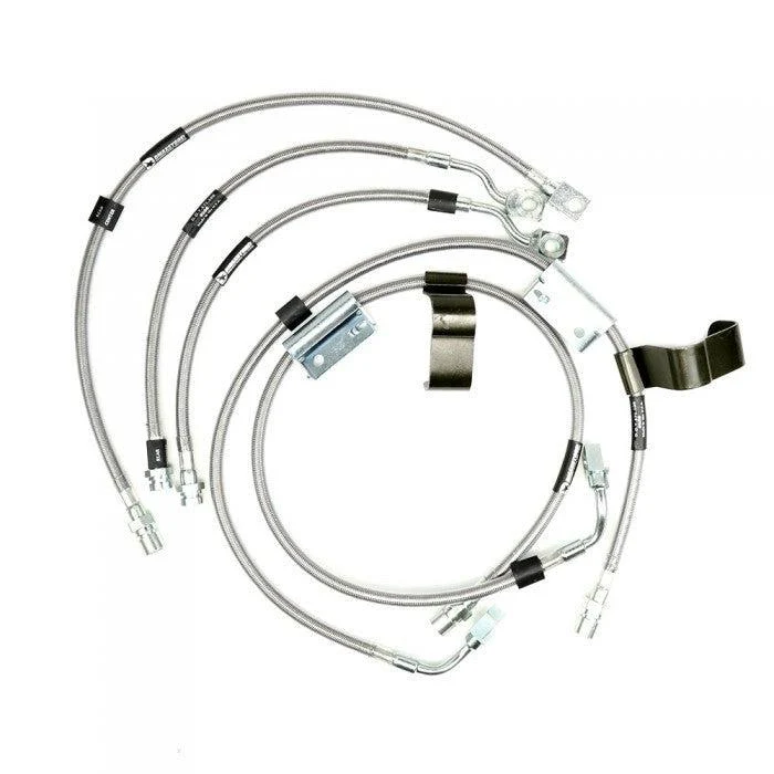 DmaxStore Stainless Steel Brake Lines, 2001-2007 LB7/LLY/LBZ Single Rear Wheel