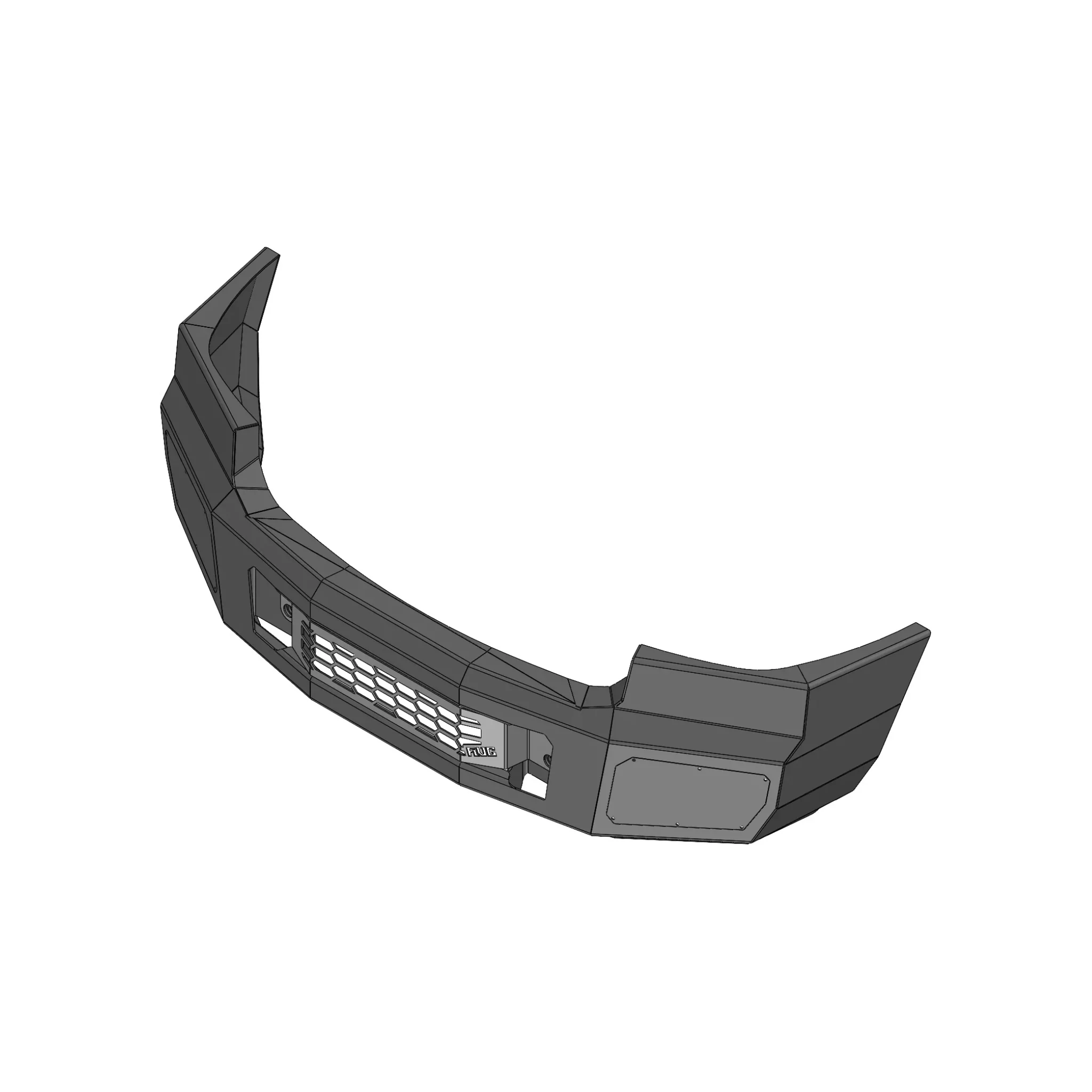 FLOG Industries Steel Demon Series Front Bumper, 2008-2010 Sierra LMM - Image 2