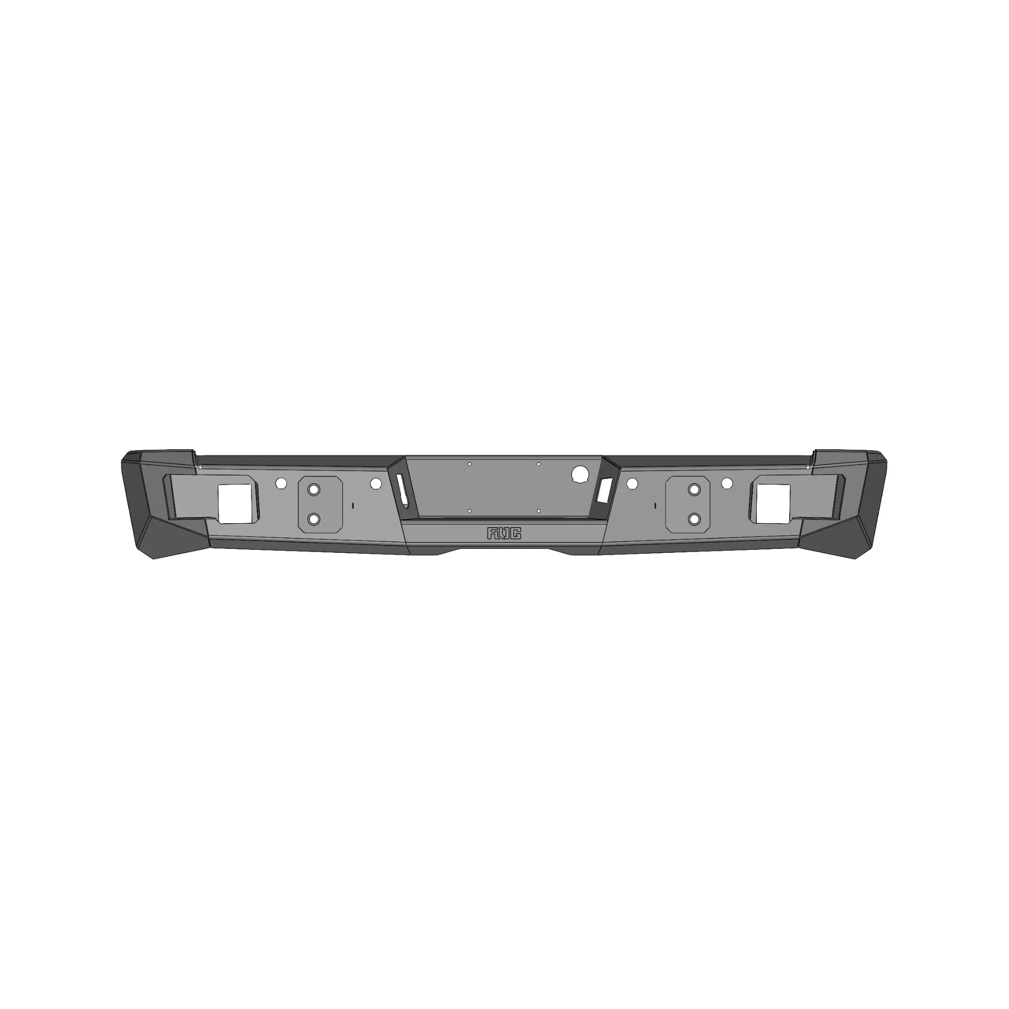 FLOG Industries Steel Demon Series Rear Bumper, 2011-2014 Sierra LML