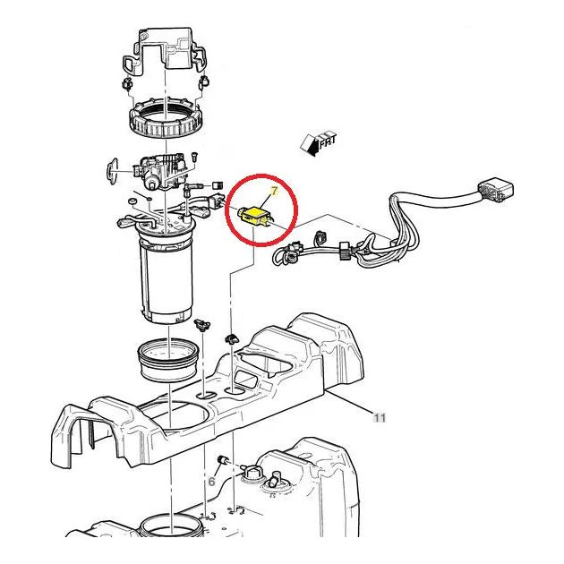 GM DEF Level Sensor/Temperature Module, 2011-2016 LML - Image 2
