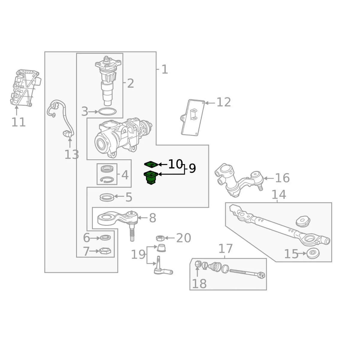 GM Steering Gear Pressure Sensor Kit, 2020-2026 L5P - Image 2