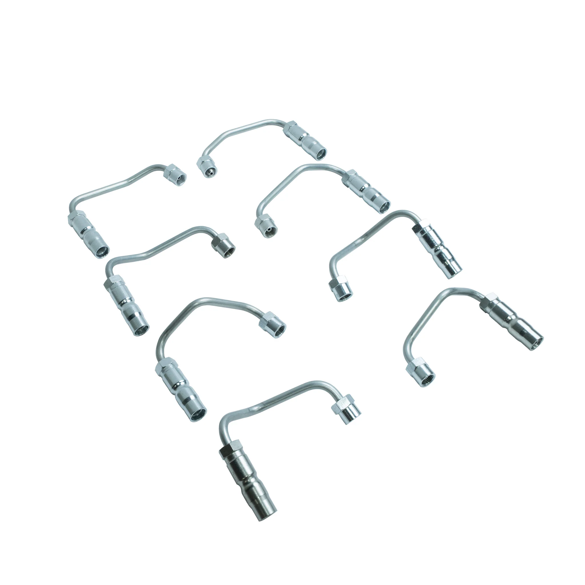 Stainless Steel High Pressure Injector Lines (Set Of 8), 2001-2004 LB7 - Image 2