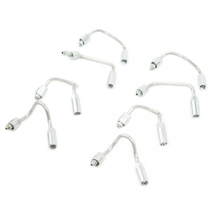 Stainless Steel High Pressure Injector Lines (Set Of 8), 2006-2010 LBZ/LMM