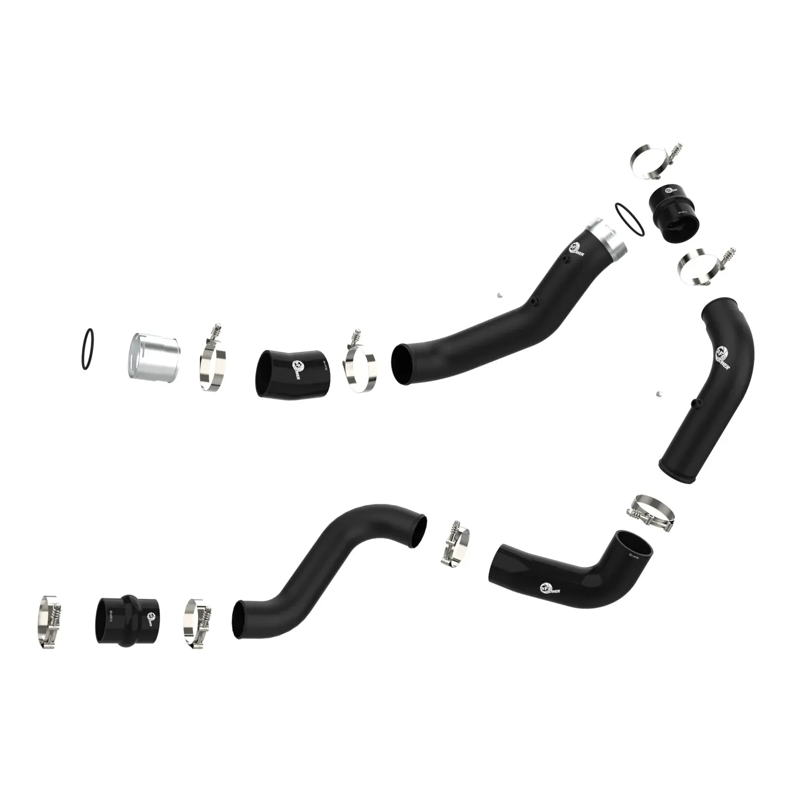 AFE BladeRunner 3" Hot and 3.5" Cold Charge Pipe, 2020-2023 L5P