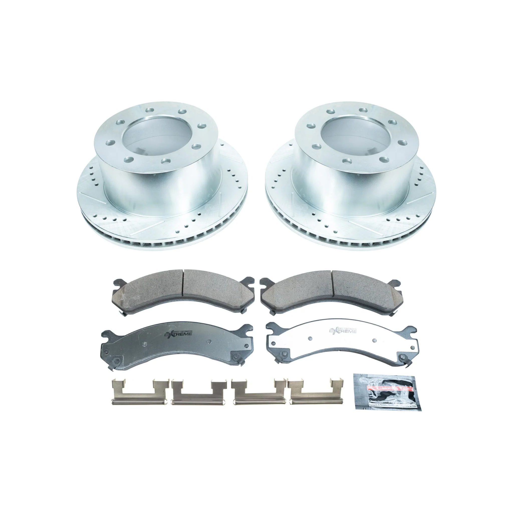 PowerStop Performance Brake & Rotor Kits, 2001-2010 LB7/LLY/LBZ/LMM Dual Rear Wheel - Image 2