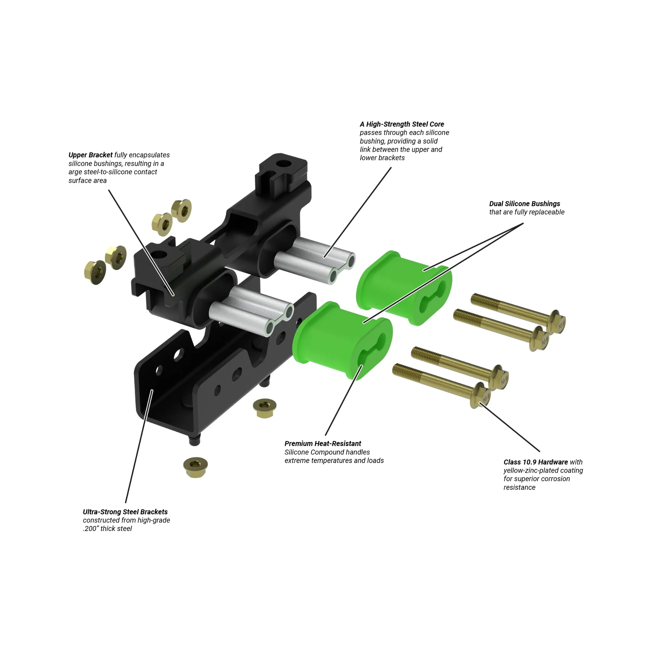 PPE Performance Transmission Mount, 2011-2019 LML/L5P - Image 10