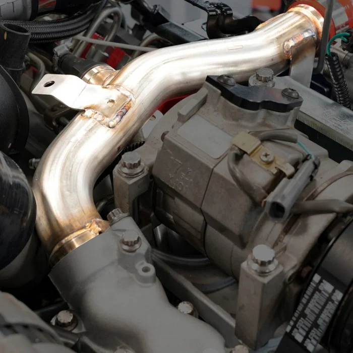 PPE Stainless Steel Coolant Engine Coolant Return Pipe, 2001-2004 LB7 - Image 3
