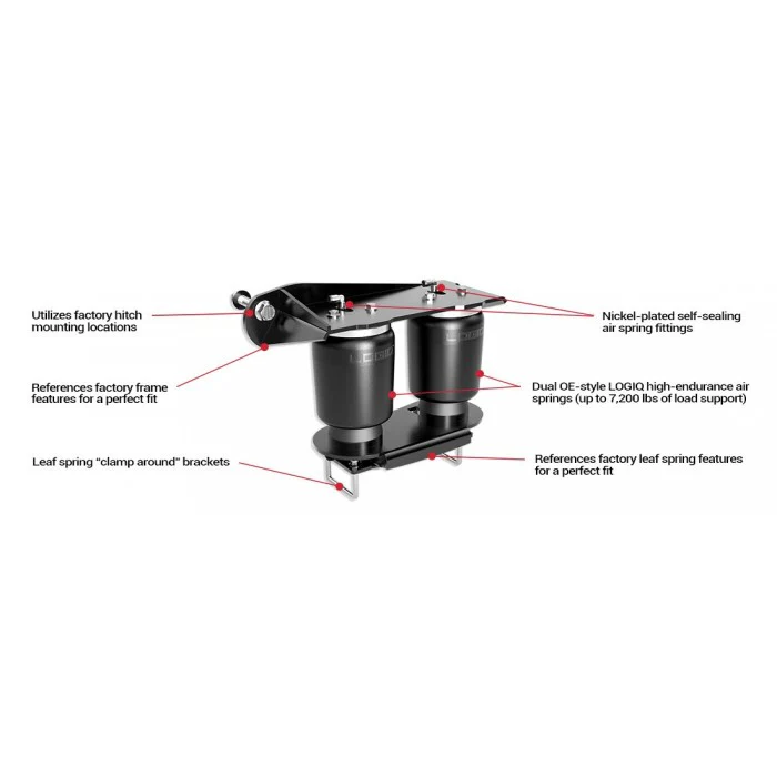 ReadyAIR Load Leveling Helper Spring Kit Without Overload Springs, 2020-2024 L5P - Image 2