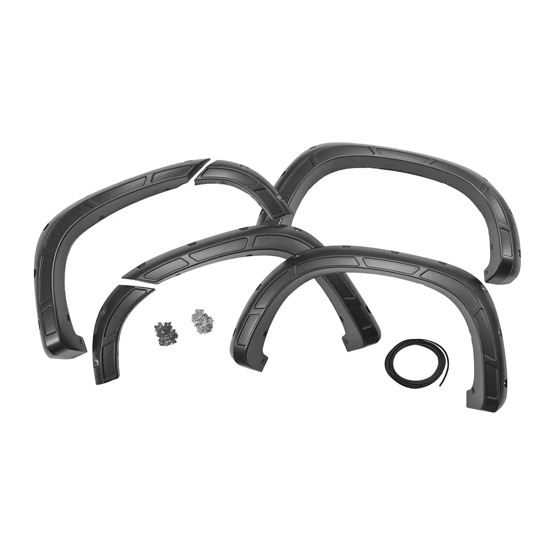 Rough Country Silverado Defender Fender Flares, 2020-2026 LM2/LZ0