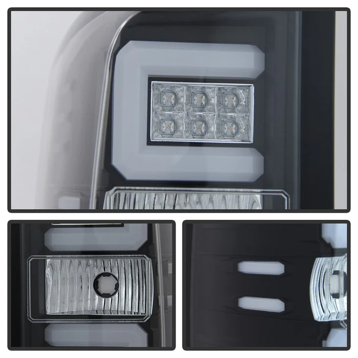Spyder LED Tail Lights - Black 2015-2016 LML - Image 2
