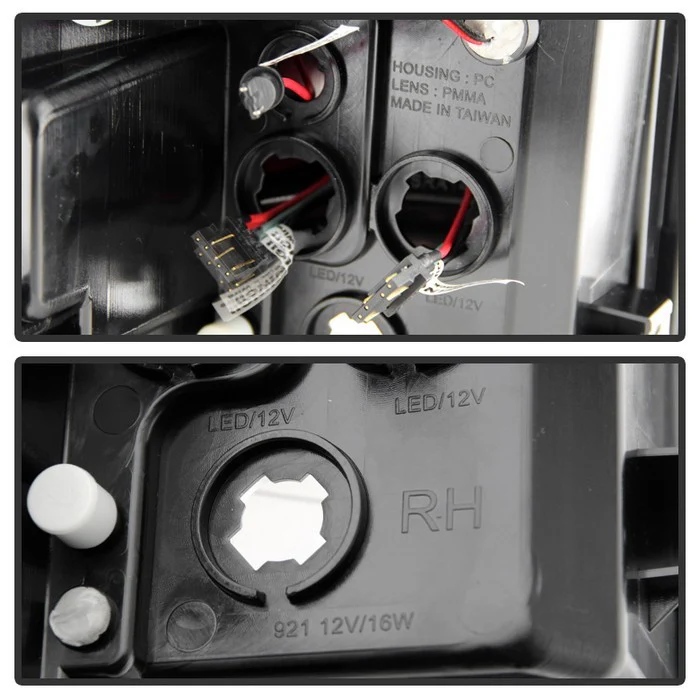 Spyder LED Tail Lights - Black Smoked Sierra 2015-2018 LML/L5P - Image 5