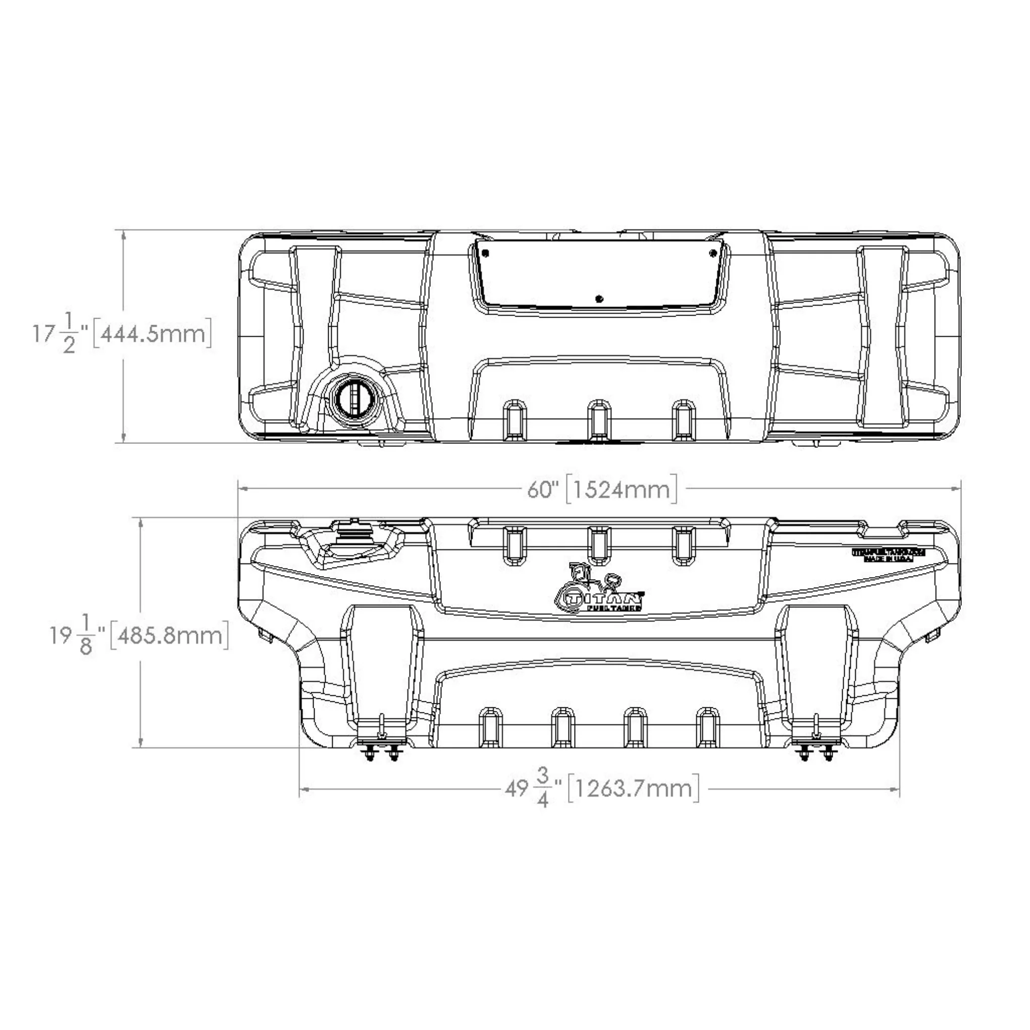 Titan Travel Trekker 50 Gallon Auxiliary Fuel System - Image 9